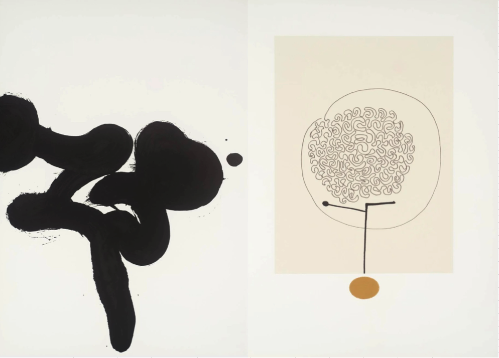 The Image in Search of Itself X & XI by Victor Pasmore RA